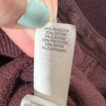 Aerie Crewneck Sweatshirt with Side Slits in Maroon Flocked Inside Size Medium Photo 6