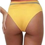 Stone Fox Swim  Honeycomb Sunset Pink Color Block Juniper Bikini Bottom Size XS Photo 1