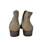 Lucky Brand  Bashina Suede Leather Perforated Ankle Boots Booties Tan Size 12 Photo 4