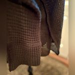 Elan Women's Olive Knit Waffle Thermal Surplice Neck Top from  EUC Small Photo 4