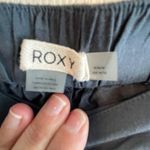 Roxy  Women's Floral Wide Leg Pants Charcoal Gray Size Medium Boho Chi Photo 2