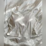 YesStyle Ribbed White Tank with Cut Out Back Size M Photo 1