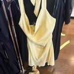 Forever 21  Yellow Cowl Neck Mini Dress Photo 1