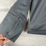 Athleta 🩶 Medium Hoodie Plush Tech Running Pullover Hooded Sweater 138249 Gray Photo 5