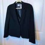 Emma James  Liz Claiborne Womens Size 14 Black Coat‎ Blazer Office Professional Photo 1