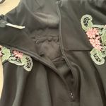 B. Smart juniors 11 black floral embroidery mini dress babydoll prom dance hoco c Photo 9