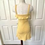 Forever 21  yellow tank ruffle overlay dress Photo 1