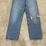 Levi's Levi’s Women’s Ribcage Straight Leg Ankle Jeans High Rise Button Fly in Blue 26 Photo 5