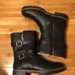 Nautica Women’s Winter Boots - Ladies Lined Mid Calf Snow Riding Shoes Black 7.5 Photo 4