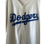 Vintage USA Made Rawlings LA DODGERS Jersey SIZE XXL White Photo 5