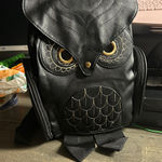 Black Owl Backpack Photo 0