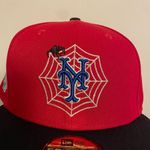 New Era Cap Topperz store USA New York Mets SpiderMan size 7 3/8 new era fitted in store exclusive brand new Photo 1