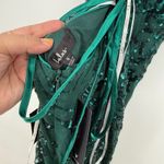 Lulus Photo Finish Forest Green Sequin Lace Photo 6