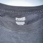 PINK - Victoria's Secret Victoria's Secret PINK Shirt Black Bling Logo Short Sleeve Top Rhinestone Small Photo 2