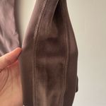 Juicy Couture Women's Stretch Velour Side Panel Luxe Legging - Plum Color Photo 4