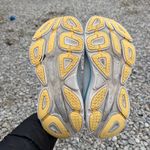 Hoka Women’s 8B  Bondi 8 Running Shoe - White Blue Pink Photo 4