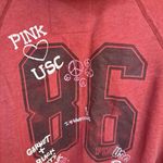 PINK - Victoria's Secret Pink Gamecocks USC‎ Red Hooded Sweatshirt Size Medium Photo 5