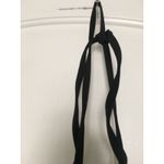 C Apparel Women's Black White Swim Top Tie Neck Size Large Swim Wear Photo 3