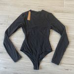 SKIMS NWT  FITS EVERYBODY L/S CREW BODYSUIT BLACK SZ XS Photo 2