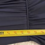 Morilee Madeline Gardner Navy Blue Gown Womens 2 High Halter Chiffon A Photo 14