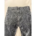 Rag and Bone  Cate Mid-Rise Ankle Skinny Jeans‎ Grey Snake Print Distressed 24 Photo 8