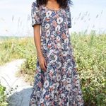 Natural Life Hibiscus Floral Maxi Dress Photo 0