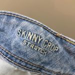 American Eagle Stretch Skinny Crop Light Wash Ripped Jeans Photo 2