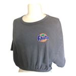 Aerie Offline by  Fanta Cropped Oversize Shortsleeve Shirt Round Neck Size Small Photo 1