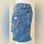We The Free  by Free People | Distressed Ripped Jean Denim Skirt | Size 24 Photo 1