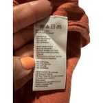 Free People FREE‎ PEOPLE Lottie Coral Ribbed Small Button Front Mock Neck Sweater Dress M7-3 Photo 6