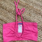 Edikted Pink Tilly Terry Crop Top Photo 0