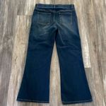 Betabrand  Wide Leg Flare Yoga Denim Stretch Jeans Dark Wash Photo 3