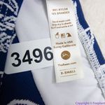 NEW Seea x Free People Georgia Gaia bikini top navy floral, XS Blue Photo 3