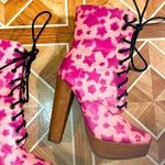 JustFab Pink Rock Star Bootie Shoes In A Women’s Size 6 Photo 0