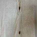 Cypress Soft Cream Cotton Fabric Oversized Cover Up Photo 2