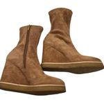 Veronica Beard Women 9.5 Arlo Suede Leather Wedge Boots Hazelwood Tan Brown NWOT Photo 15