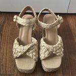 JustFab Rosalie Heeled Espadrille Sandal size 9.5 new without box Photo 1