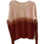 SO  Juniors Size Medium Multicolor Ombre Knitted Pullover Long Sleeve Sweater Photo 0