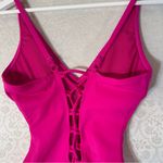 TA3 Plungey Sculpting Slimming One Piece Swim Suit Corset Hot Pink Small Short Photo 7
