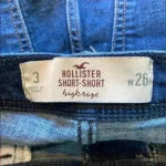Hollister ⭐️ high rise ripped jean shorts in size 3 / waist 26 Photo 2