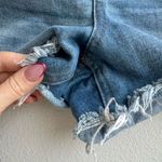 Madewell  The Perfect Jean Shorts High Rise Step Hem  Blue Solid Wash Size 26 Photo 2