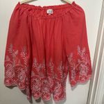 cupio  Coral with Islet Design Blouse! Size‎ M Photo 0