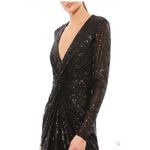 Mac Duggal 26549 Black Sequin High-Low Cocktail Dress size 10 (New) Photo 1