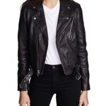 NWOT BLK Denim black vinyl genuine leather jacket Photo 0