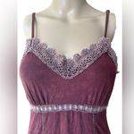 NWOT POL Laced Burgundy Dress. M Purple Size M Photo 2