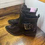 Wild Fable  Black Pointed Toe Buckle Ankle Boots Size 7 Photo 0