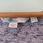 Boden Penelope Print Cotton Blend Stretch Jersey Pleated Mini Dress 8 Zinnia Blue Photo 2