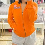 PINK - Victoria's Secret PINK Victoria’s Secret Orange Gators Zip Up Hoodie Photo 0