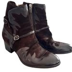 I.N.K. Shoes Vintage Brown Leather and Suede Western Style Booties Size 7.5 Photo 12