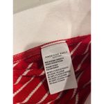 American Eagle  PJ Pants Women Medium Red Striped Holiday Pajama Bottom Stretch Photo 3